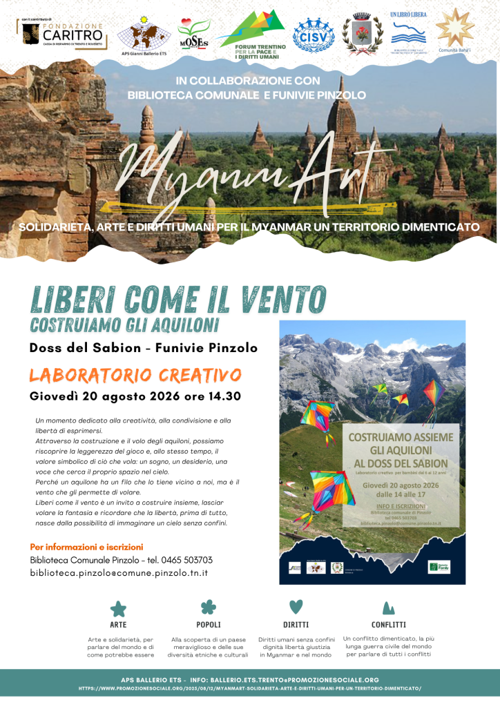 Myanmart aquiloni a Pinzolo