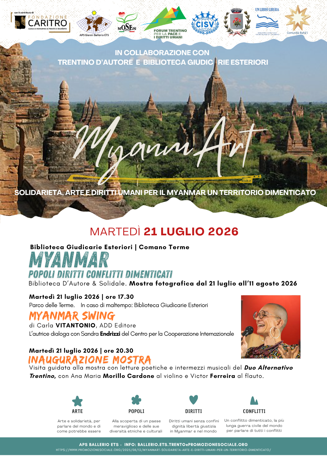 MyanmArt mostra a Comano
